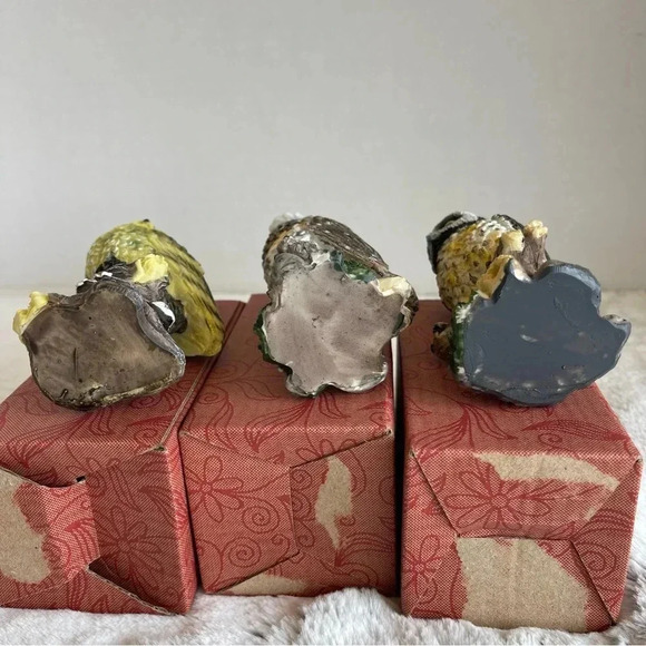 Set of 3 Small Owls - Picture 13 of 16